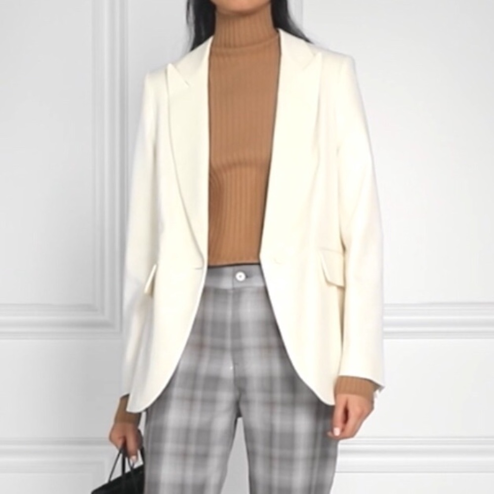 MM6 Maison Margiela ivory blazer